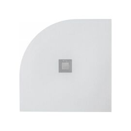 Atq-100x100u-w hidronatur pleasure поддон литьевой r550 1000х1000х30мм слив крышка бел кам (242256) в Астане фото № 1