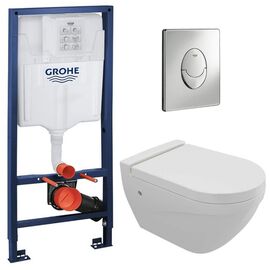 Подвесной унитаз taormina arch bocchi с инсталляцией grohe rapid sl в Астане фото № 1