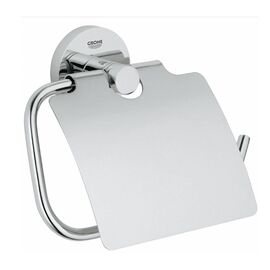Держатель туалетной бумаги  grohe essentials 40367001 с крышкой цвет хром в Астане фото № 1