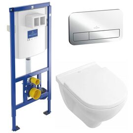унитаз с инсталляцией 5в1 villeroy & boch o.novo + viconnect в Астане фото № 1