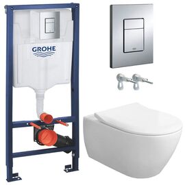 унитаз с инсталляцией 5в1 grohe rapid sl + villeroy & boch subway 2.0 в Астане фото № 1