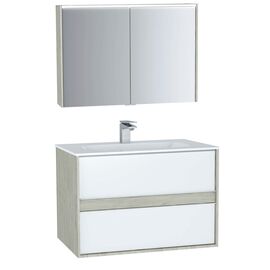 Комплект мебели vitra metropole 61291/61294 100см серебряный дуб в Астане фото № 1