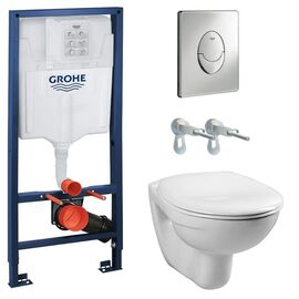 унитаз с инсталляцией 5в1 grohe rapid sl + norm fit 6855 в Астане фото № 1