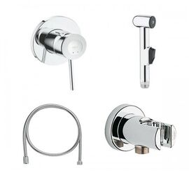 Гигиенический набор grohe bauclassic 124434  хром в Астане фото № 1