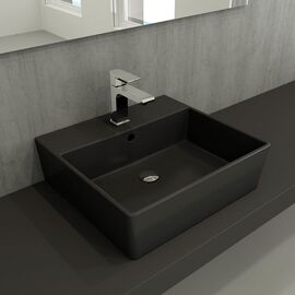 раковина накладная bocchi milano 1216-020-0126 50 см антрацит матовый в Астане фото № 1