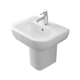 раковина подвесная vitra retro 5166b003-0001 60 см на полуножке в Астане фото № 1