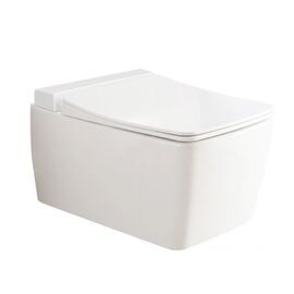 унитаз подвесной vitra metropole 5676b003-1086 air-fresh. тонкая крышка с микролифтом в Астане фото № 1