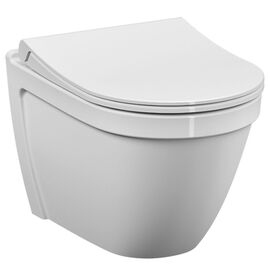 унитаз подвесной vitra s50 5956b003-0101 rim-ex.тонкая крышка с микролифтом в Астане фото № 1