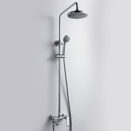F6125183ср-а2-rus opal r душевая колонна со смесителем для ванны/душа (круглая лейка черная) в Астане фото № 1