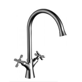 Lemark lm5704c дуэтто смеситель для кухни с поворотным изливом, хром в Астане фото № 1