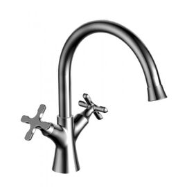 Lemark lm5706c дуэтто смеситель для умывальника с поворотным изливом, хром в Астане фото № 1