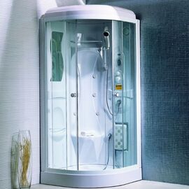 Душевая кабина apollo ts-33w закругленная 950x950x2000 в Астане фото № 1