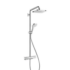 Душевая система hansgrohe croma e showerpipe 280 1jet 27630000 с термостатом в Астане фото № 1