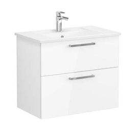 тумба с раковиной 80см vitra root flat 66306, белый глянец в Астане фото № 1