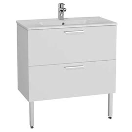 тумба с раковиной 80см vitra mia 66109, белый глянец в Астане фото № 1