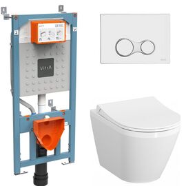 унитаз с инсталляцией 4в1 vitra integra 7040b003-0075 v12 740-0480 slim lift в Астане фото № 1