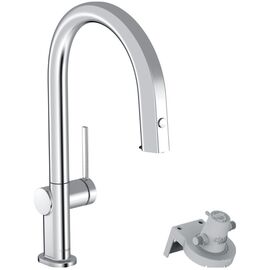 смеситель для кухни hansgrohe aquiturra m91 76803000 хром в Астане фото № 1