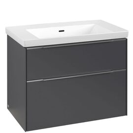 тумба с раковиной 80см villeroy&boch subway 3.0 c574l0vr+4a708301 в Астане фото № 1