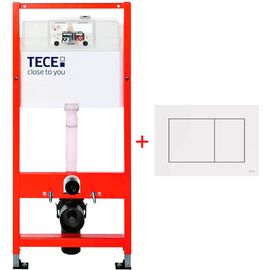 Инсталляция для унитаза teceprofil 9400407 c клавишей смыва now 9240400 в Астане фото № 1