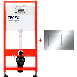 Инсталляция для унитаза teceprofil 9400407 c клавишей смыва base 9240701 в Астане фото № 1