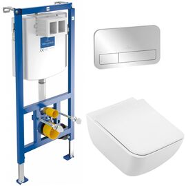 унитаз с инсталляцией 4в1 villeroy&boch venticello 4611rlr1 92242700 92249061 в Астане фото № 1