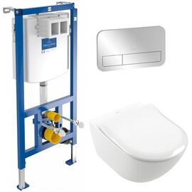 унитаз с инсталляцией 4в1 villeroy & boch subway 3.0 4670t001 92242700 92249061 в Астане фото № 1