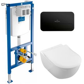 унитаз с инсталляцией 4в1 villeroy & boch subway 2.0 5614r201 92242700 922490an в Астане фото № 1