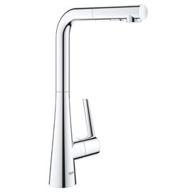 смеситель для кухни grohe zedra 32553002, выдвижной излив, хром в Астане фото № 1