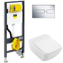 унитаз с инсталляцией 4в1 villeroy&boch venticello 4611rlr1 792862 в Астане фото № 1