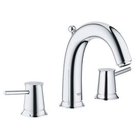 смеситель для раковины на 3 отверстия grohe bauclassic 20470000, хром в Астане фото № 1