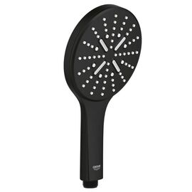 ручной душ grohe rainshower smartactive 130 22127kf0, 3 вида струи, черный в Астане фото № 1