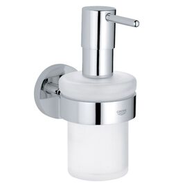 Дозатор жидкого мыла grohe essentials 40448001 с держателем, хром в Астане фото № 1