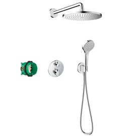 Душевая система hansgrohe croma 280 1jet ecostat s 27954000 с термостатом в Астане фото № 1