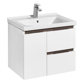 тумба с раковиной 60 см aquaton рене 1a258501nrc80+1wh302421 белый в Астане фото № 1