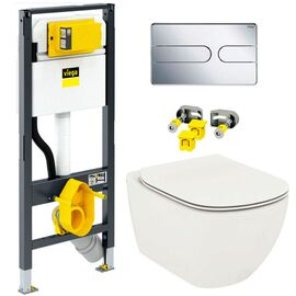 унитаз с инсталляцией 5в1 viega 792862 ideal standard tesi t0079v1 aquablade с микролифтом в Астане фото № 1