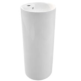 раковина отдельностоящая hans, 860hs 35x35x85, напольная, круглая, белая в Астане фото № 1