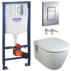Комплект grohe: унитаз ideal standard e814901 с инсталляцией rapid sl 38772001 в Астане фото № 1