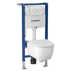Инсталляция для унитаза geberit 500.060.tc.i set 111.060.00.1 + 111.815.00.1 +115.085.kj.1 + 500.814.00.1 в Астане фото № 1