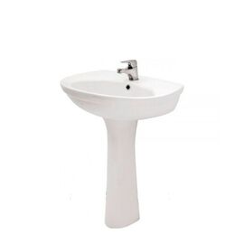 раковина с пьедесталом cersanit eko s-um-e55/1-w 55см в Астане фото № 1