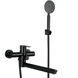 смеситель для ванны frap f22801-6 черный в Астане фото № 1