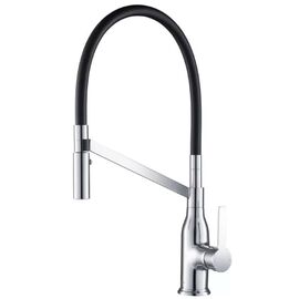 смеситель для кухни gappo g4398-15 с гибким изливом черный в Астане фото № 1