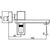 смеситель для ванны gappo g3217-6 черный в Астане фото № 3
