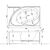 Ванна акриловая aquanet 150x90 graciosa 203940 l с каркасом в Астане фото № 4