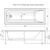 Ванна акриловая aquanet 180x70 bright в Астане фото № 2