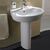 раковина vitra sunrise 5374b003-0001 65 см на пьедестале в Астане фото № 2