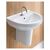раковина подвесная vitra s50 5301b003-0001 55 см на полуножке в Астане фото № 2