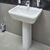 раковина vitra integra 7050b003-0001 60см с пьдесталом (комплект) в Астане фото № 2