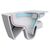 унитаз подвесной vitra sento 7748b003-0075 rim-ex тонкая крышка с микролифтом (комплект) в Астане фото № 5