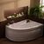Ванна акриловая aquanet luna 155*100 l  с каркасом в Астане фото № 3