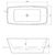 Отдельностящая ванна aquanet  joy 170x78 в Астане фото № 4